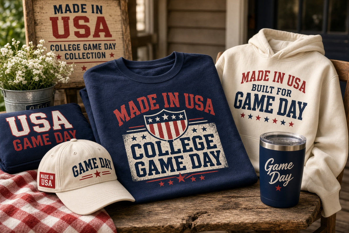 Shop women's Made in USA gameday apparel for college football fans. Stylish graphic tees, sweatshirts & more — new teams added weekly.