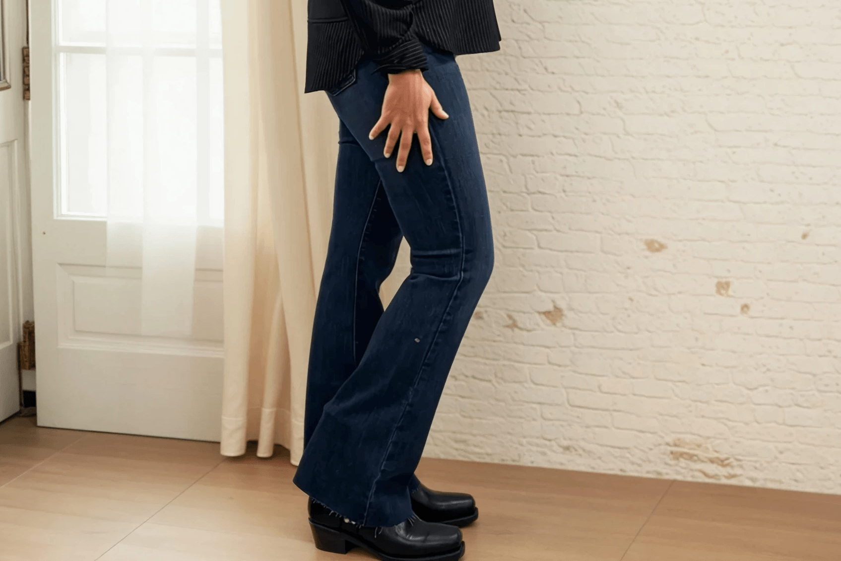 Shop women's bootcut & flare pants made in the USA. Flattering American-made styles that elongate the leg for any occasion.