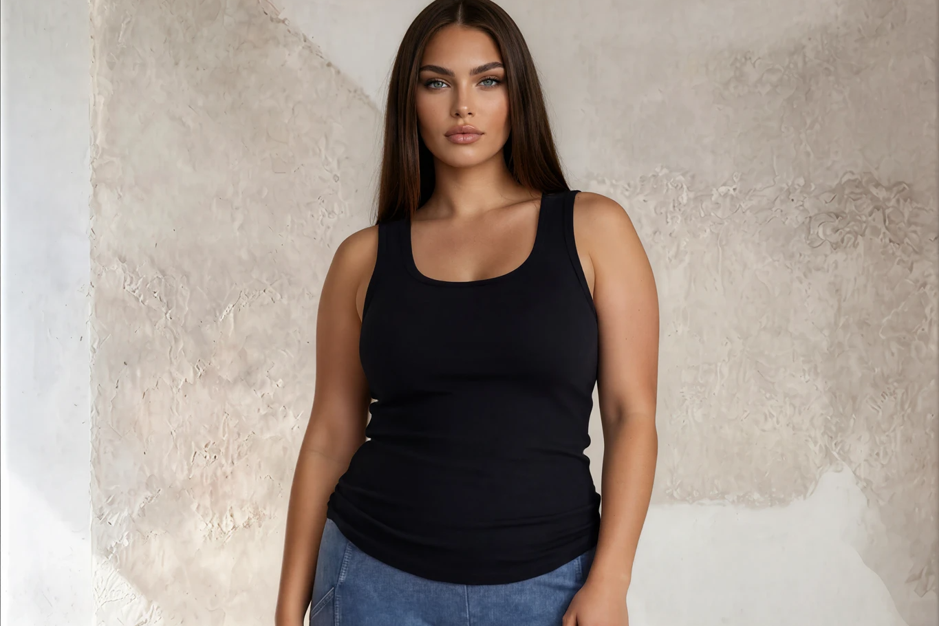 Shop plus size women's clothing made in the USA. Flattering tops, leggings, dresses & more for sizes 14+. Designed & sewn in America. Classy Cozy Cool.