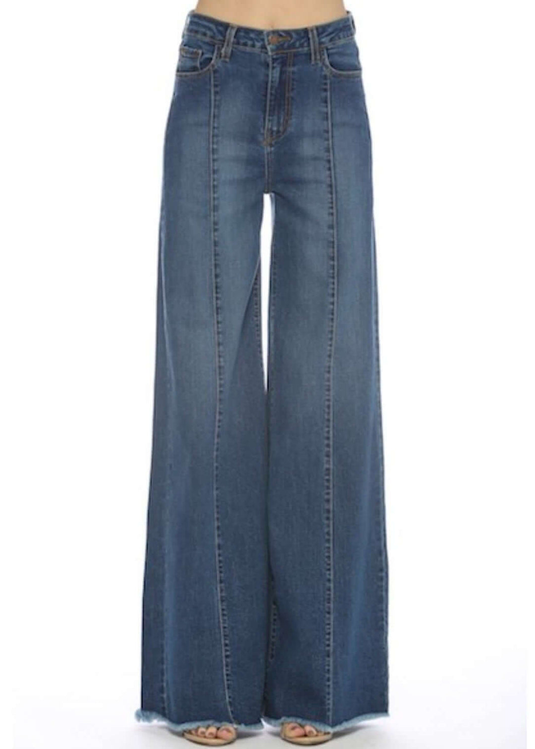 Made in USA Denim Jeans | O2 Denim 505 High Waist Flare Jeans | Style PW505 | Women&
