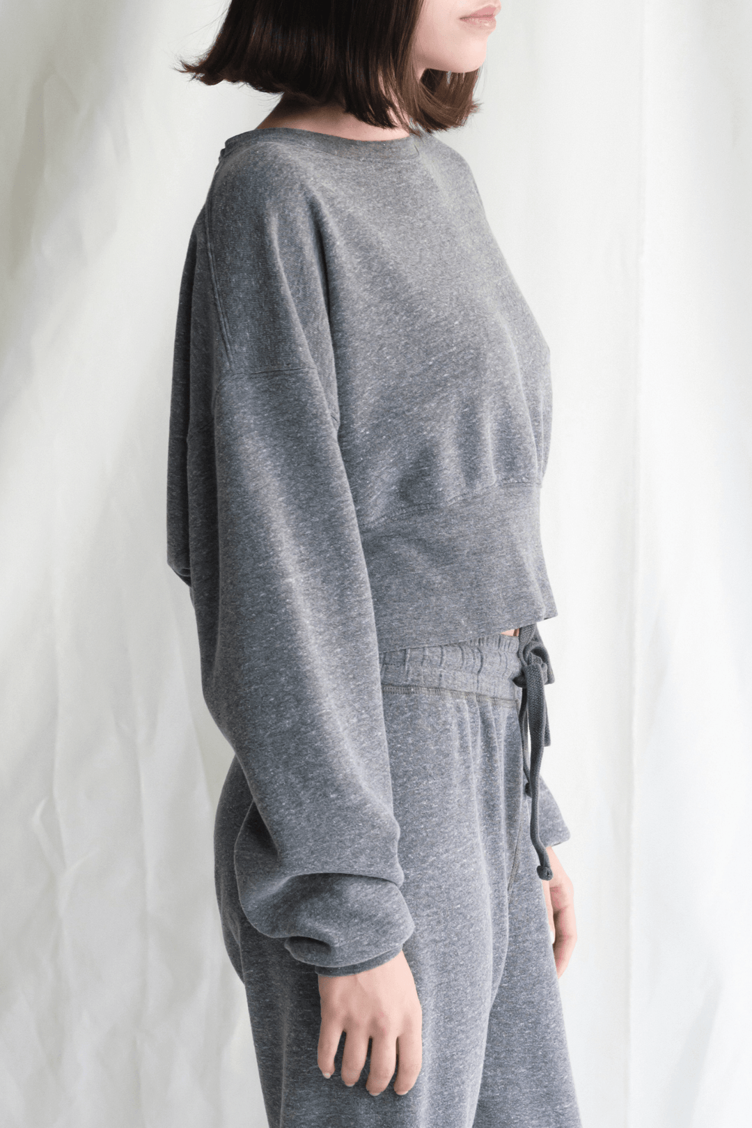 The New Varsity Pants by People of Leisure — cozy fleece joggers in a relaxed fit. Ethically made in LA. Sizes XS–XL