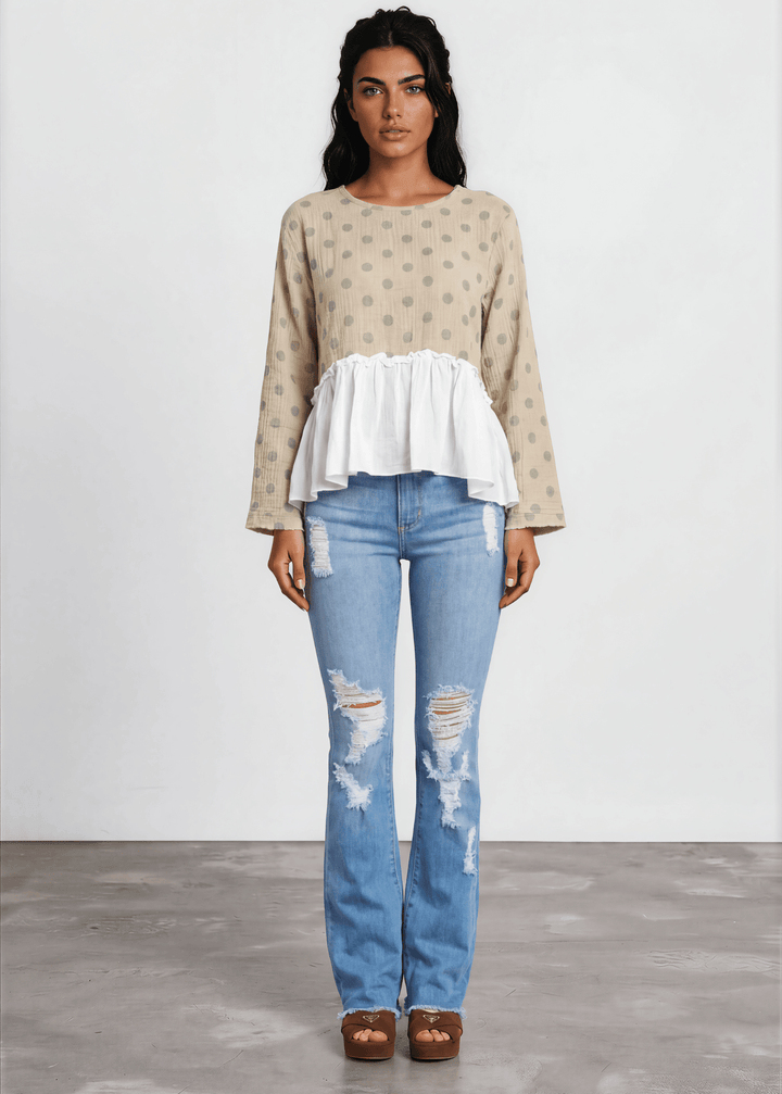 Made in USA Jaded Gypsy Looking Back Top, Women&