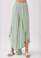 Val's Vacation Flowy Pants (New Sage)