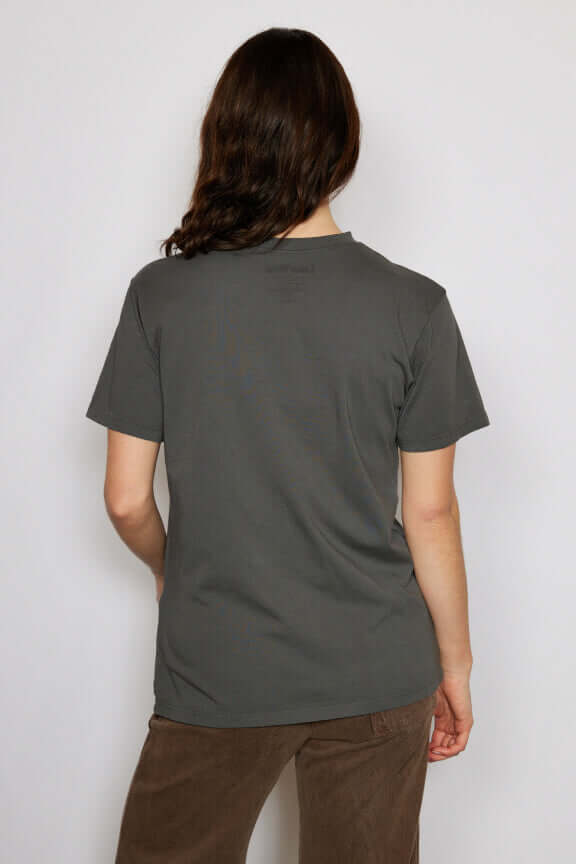  Lainey Wilson Heart Like a Truck Tee by People of Leisure — 100% organic cotton graphic tee in Grey. Made in LA. Sizes XS–XL