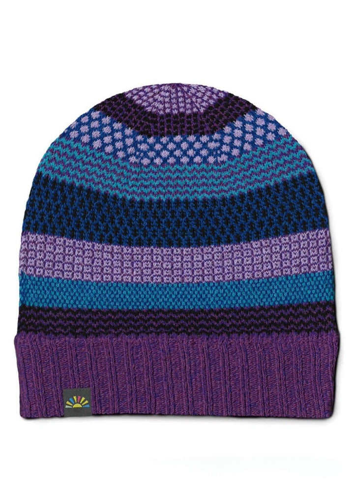 Solmate RASPBERRY Knitted Beanie Hat with Colors turquoise, purple, black, lilac, royal blue | Made in USA | Classy Cozy Cool Women&