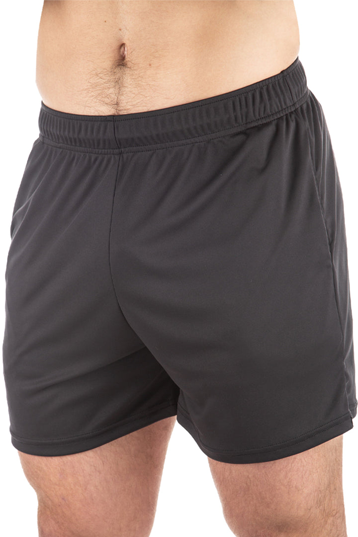 Made in USA. WSI Sportswear Men’s Microtech™ Pocketed Gym Short 5&