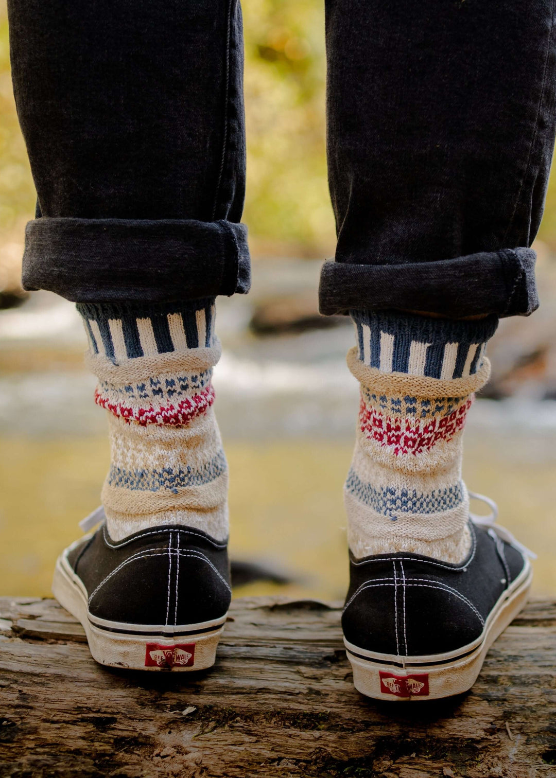 Solmate BATEAU MOUCHE Knitted Crew Socks Proudly Made USA | These socks are delightfully mismatched &amp; so very comfortable.  Classy Cozy Cool Women&