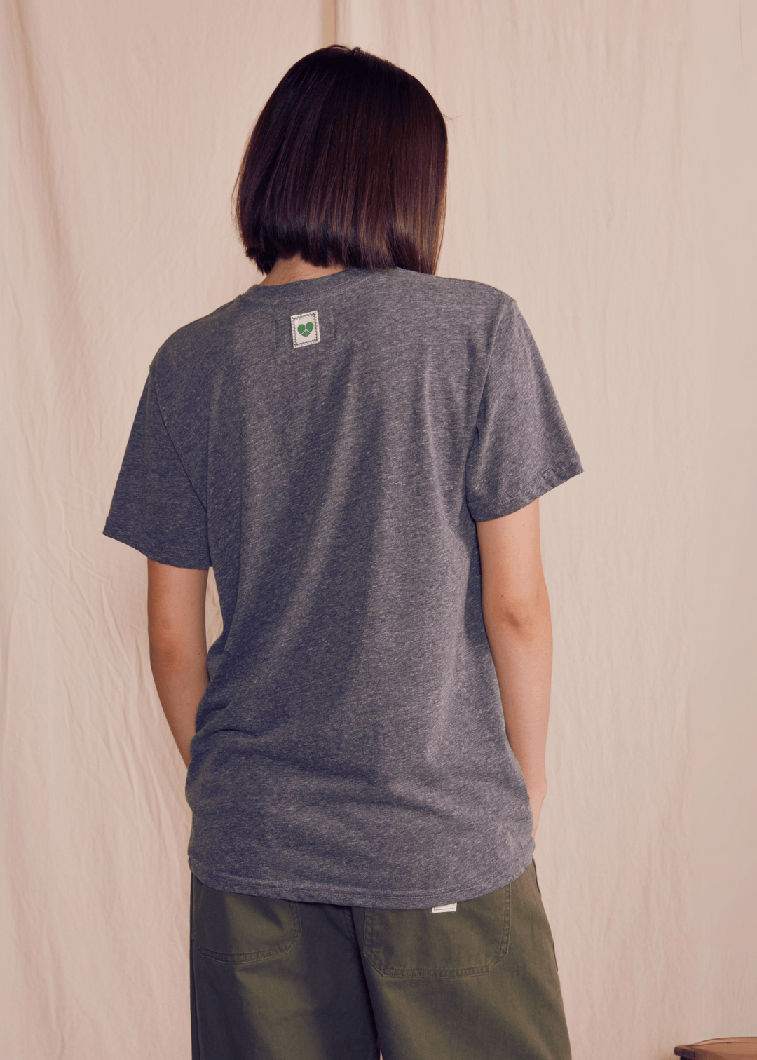 The Jackson Tee by People of Leisure — soft tri-blend, relaxed boxy fit, vintage-inspired. Ethically made in LA. Sizes XS–XL