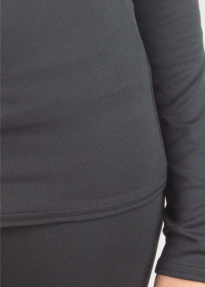 The HEATR® Tundra Base Layer offers reliable warmth in temperatures ranging from 0° to 75° F, making it ideal for versatile outdoor use. Its contoured fit ensures minimal bulk while providing moderate insulation, enhancing mobility and comfort. Featuring HEATR® technology woven throughout the entire shirt, this base layer delivers consistent thermal warmth where you need it most. Flat inner seams reduce irritation, allowing for all-day wear without discomfort. Stay warm and comfortable no matter the weather