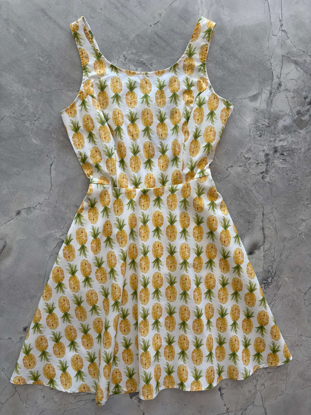 Pineapple Skater Dress