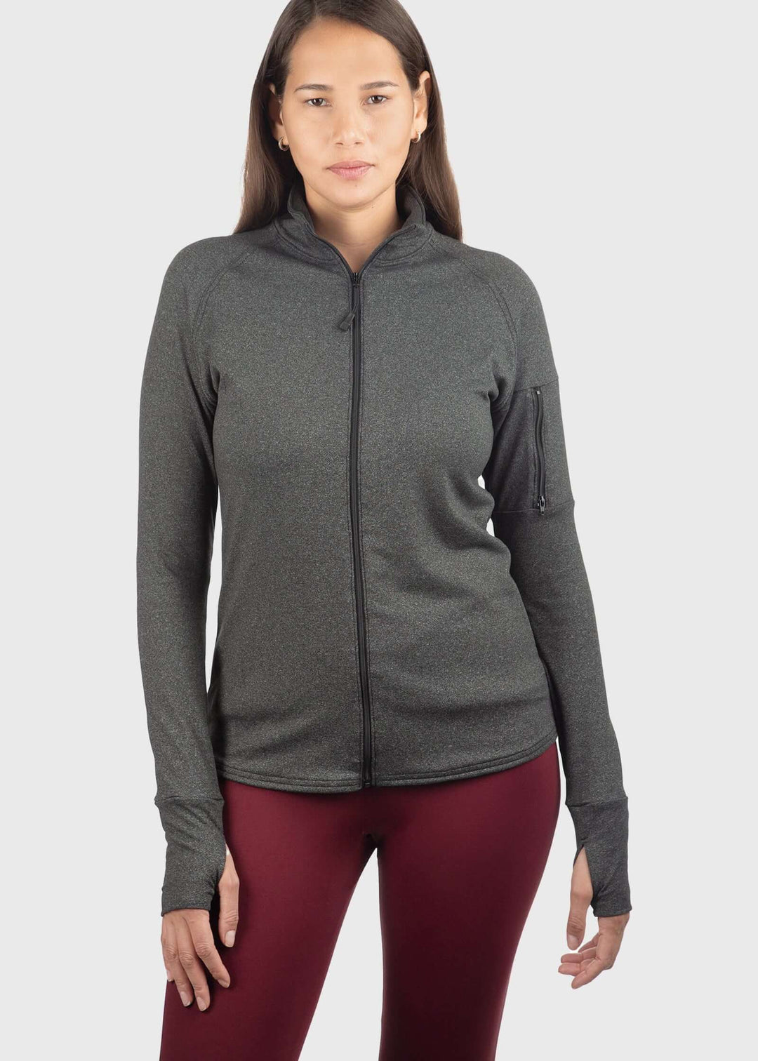 WSI’s warmest base layer shirt is designed to keep you comfortable in temperatures from -20° to 50°. Lined entirely with HEATR® fabric, it provides exceptional warmth throughout. This jacket features a full zip for easy layering, a handy sleeve pocket for essentials, and thumb holes for added warmth and comfort. Proudly made in the USA, it combines dependable quality with superior performance.