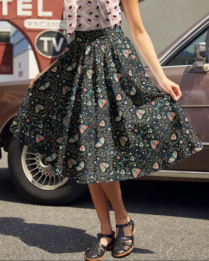Midnight Doris Skirt