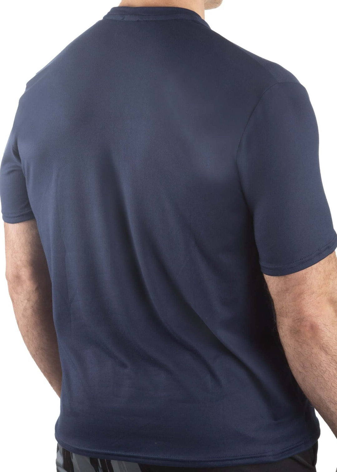 Made in USA. WSI Sportswear Men’s Patriotic American Made Graphic SoftTECH™ Tee.  Lightweight, Moisture Wicking, in Dark Gray, Light Gray or Navy