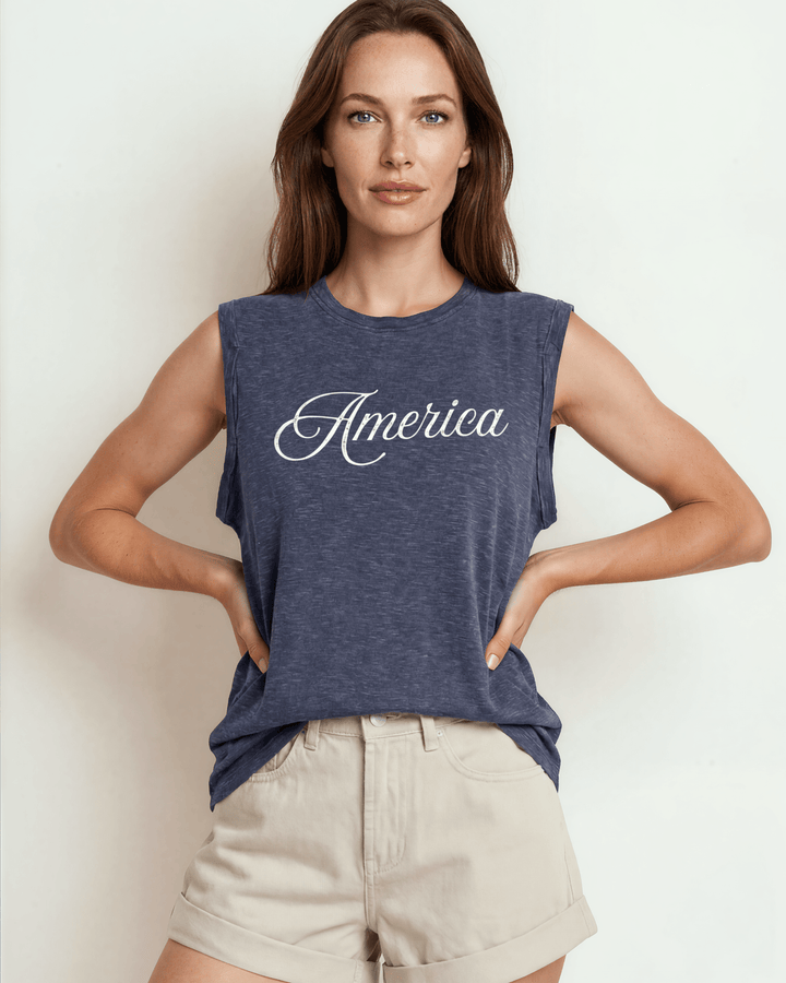 America Muscle Tee Made in USA