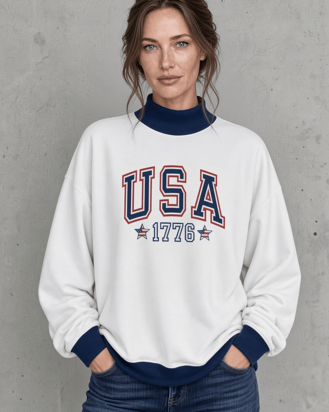 Made in USA. Layer up for fall in a women&