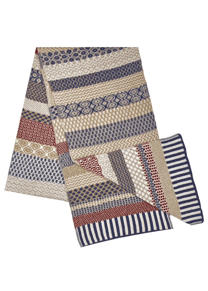 Solmate Socks BATEAU MOUCHE Knitted Scarf | Made in USA | Classy Cozy Cool Women&