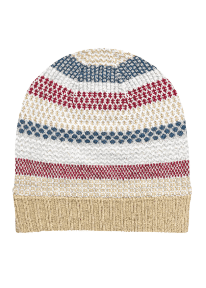 Solmate BATEAU MOUCHE Knitted Beanie Hat with With an Array of Bright Colors | Made in USA | Classy Cozy Cool Women&