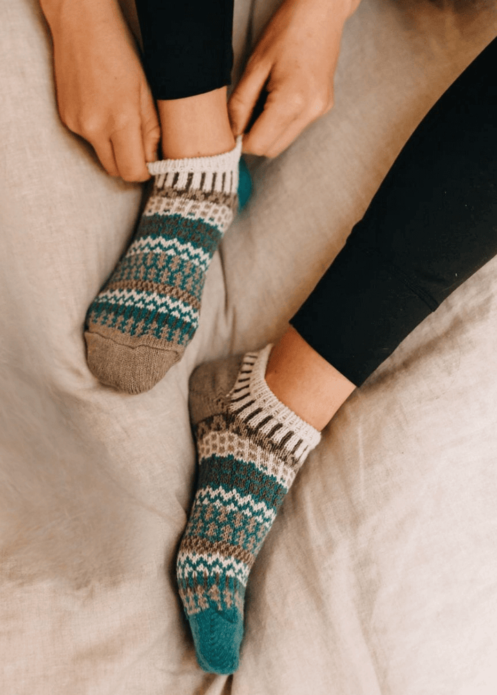 Solmate CUMIN Knitted Ankle Socks Proudly Made USA | These socks are delightfully mismatched &amp; so very comfortable. Classy Cozy Cool Women&