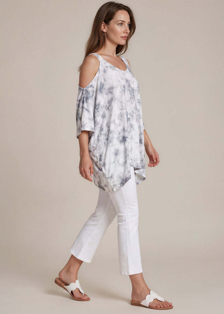 Teresa Tie Dye Cold Should Poncho Tunic