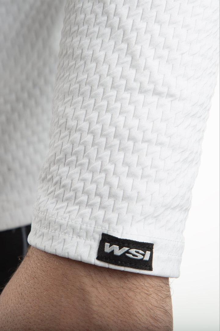 Made in USA. WSI Sportswear Men’s Illusion Mesh Sun Hoodie. Lightweight. Stretch. Breathable. Built-in UPF 50 Sun Protection.