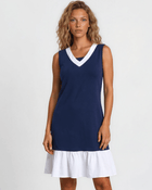 Newport Coast Organic Cotton Dress - Navy