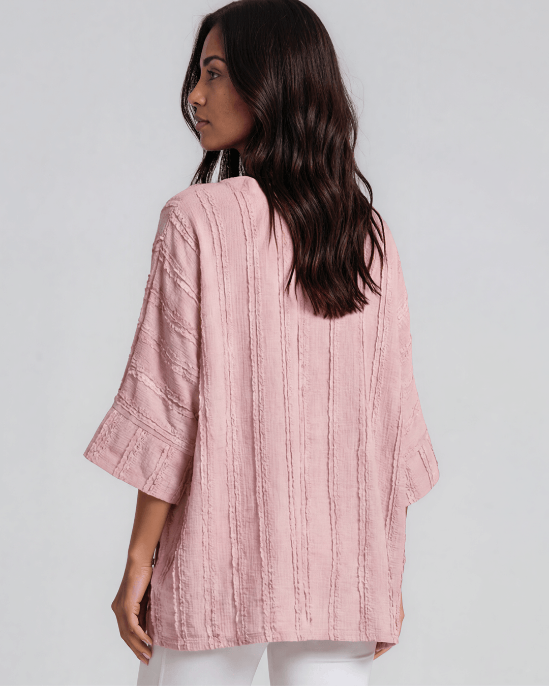 Laurel Textured Top - Pink