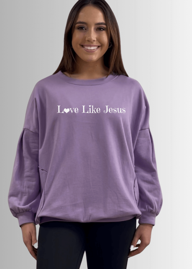 Made in USA Love Like Jesus Graphic Women&