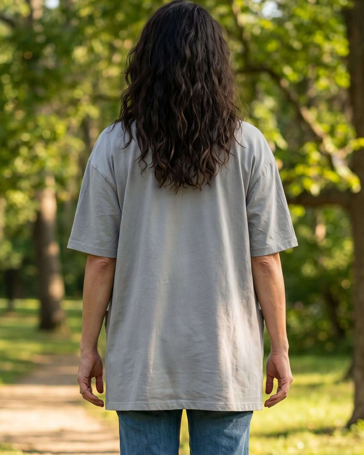 The Mary K Farm Smock — loose fit organic cotton jacket with XL pockets. USA grown, milled &amp; sewn. Pre-shrunk, chemical free. Sizes S–XL.