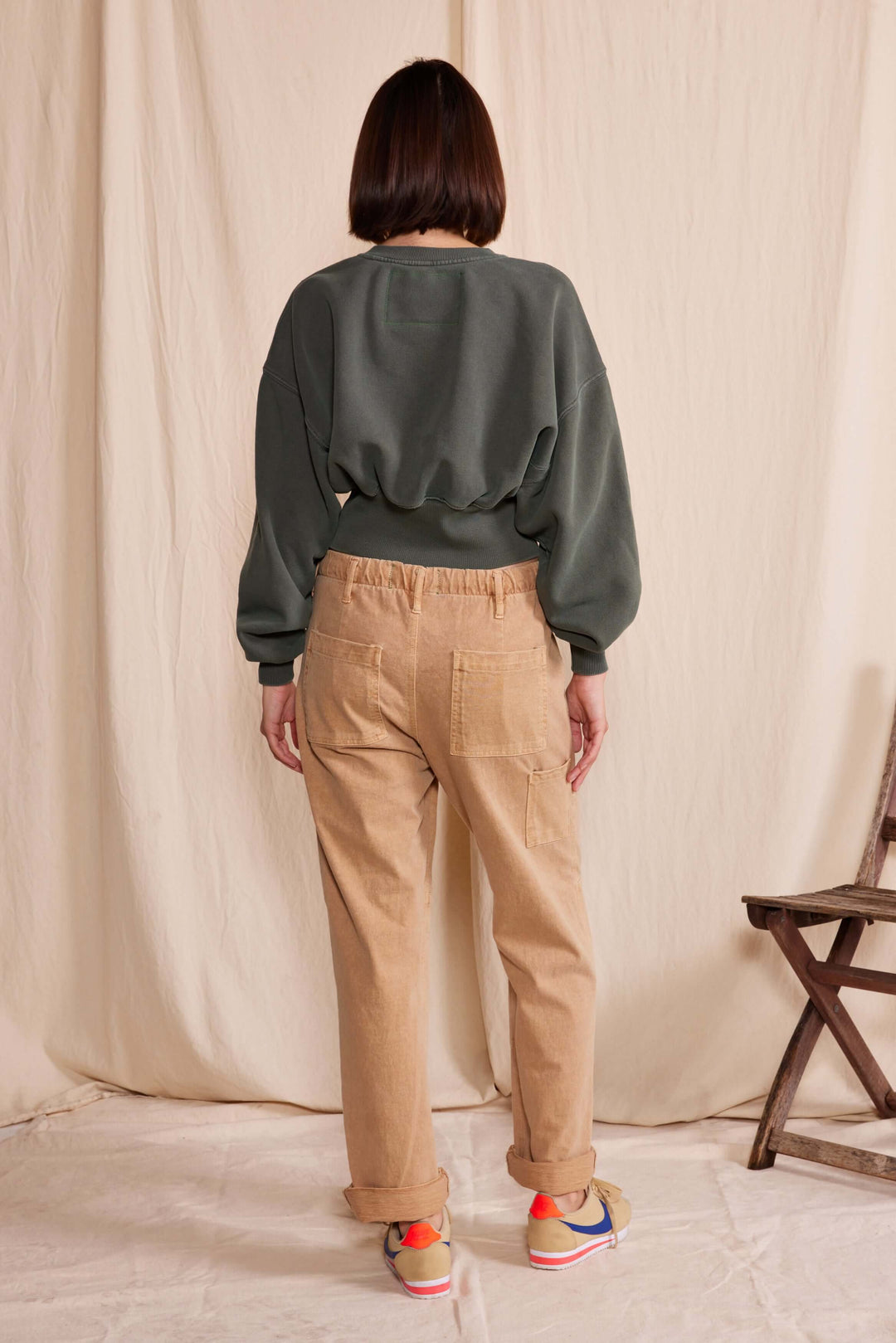 Sonoma Sweatshirt by People of Leisure — 100% organic cotton, relaxed fit in 6 colors. Ethically made in LA. Sizes XS–XL
