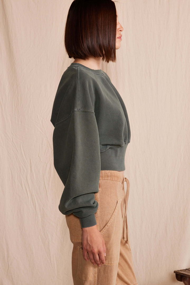 Sonoma Sweatshirt by People of Leisure — 100% organic cotton, relaxed fit in 6 colors. Ethically made in LA. Sizes XS–XL
