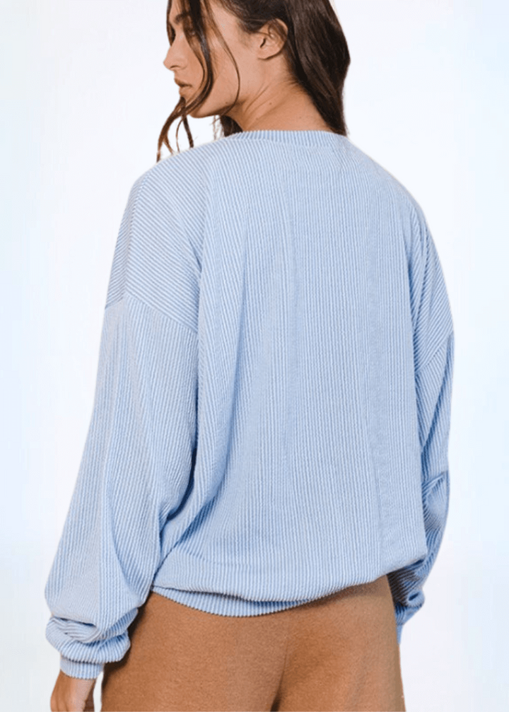 Made in USA Ribbed Textured Women&