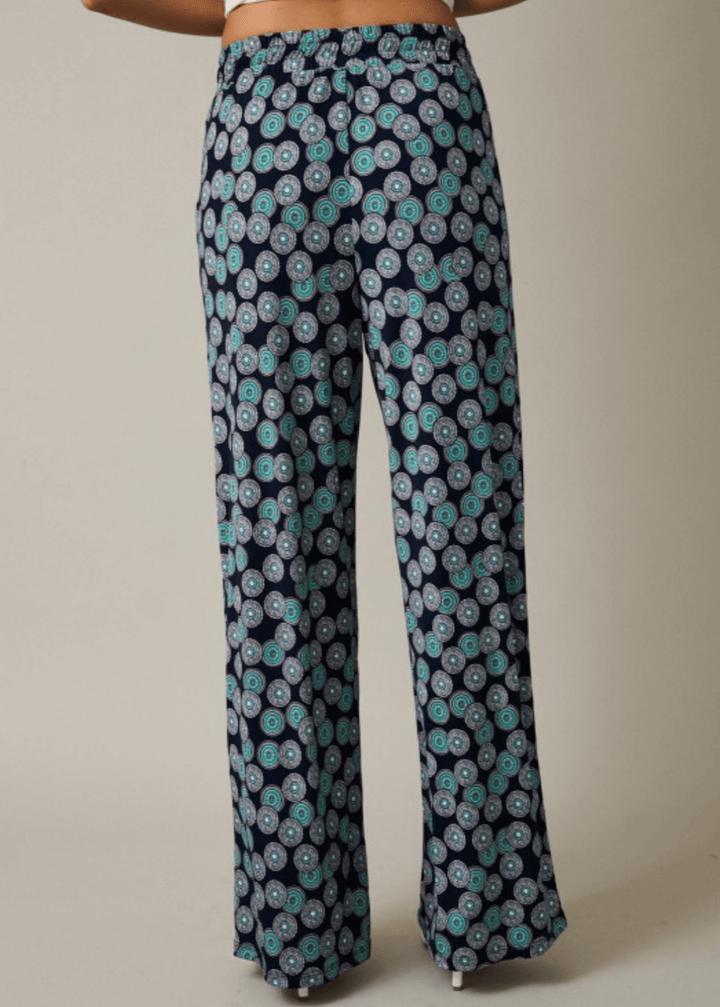 Shop the Sand Dollar Seas Drawstring Pants — lightweight jersey stretch, relaxed fit, side pockets &amp; drawstring waist. Casual comfort, Made in USA.