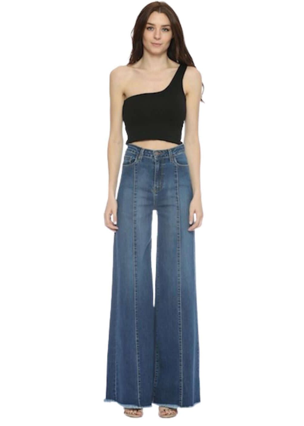 O2 Denim 505 High Waist Flare Jeans | Style PW505 | Women&