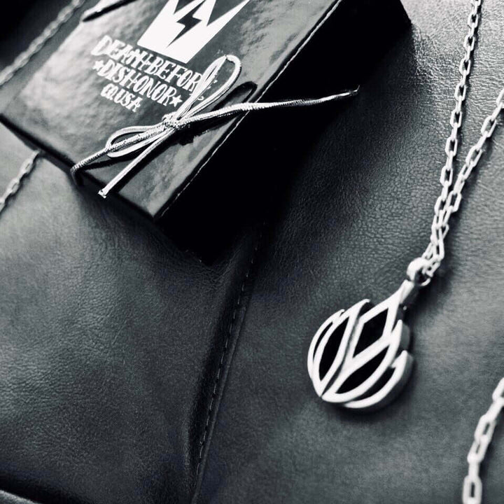 Handcrafted solid sterling silver lotus flower necklace on an 18-24 inch stainless steel chain. Made in USA with a lifetime warranty.