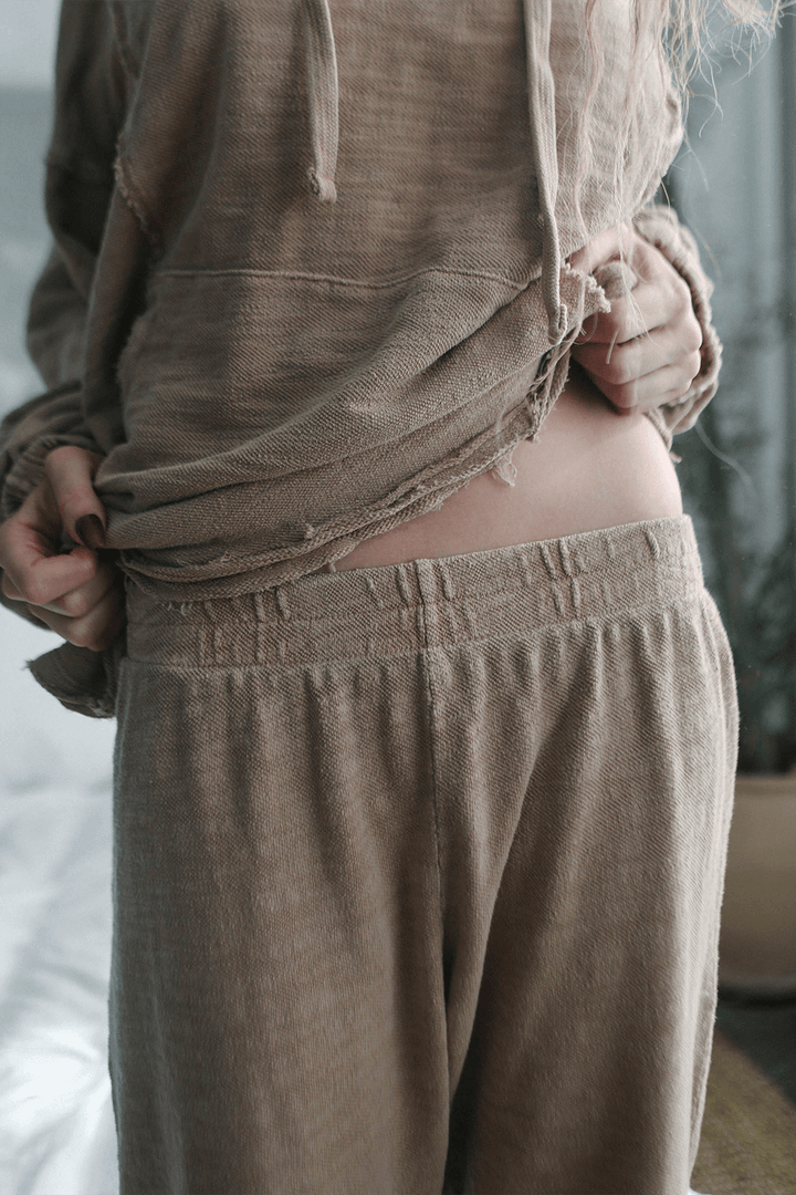 The pants you have been dreaming about. The New Baja Pants is an update on our best seller. Crafted from 100% cotton and featuring a cool relaxed fit, these pants are ultra cozy and flattering on all body types. Sand / Olive / Navy, Made in USA