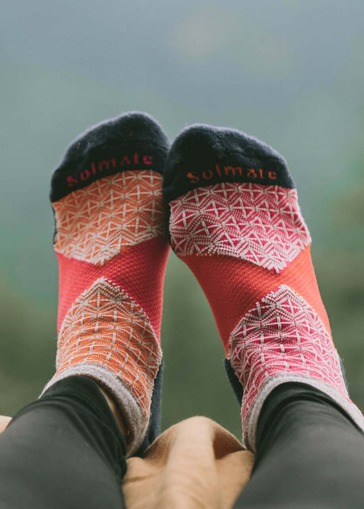Solmate Performance Ankle Wool Socks Proudly Made USA | These socks are delightfully mismatched &amp; so very comfortable.  Classy Cozy Cool Women&