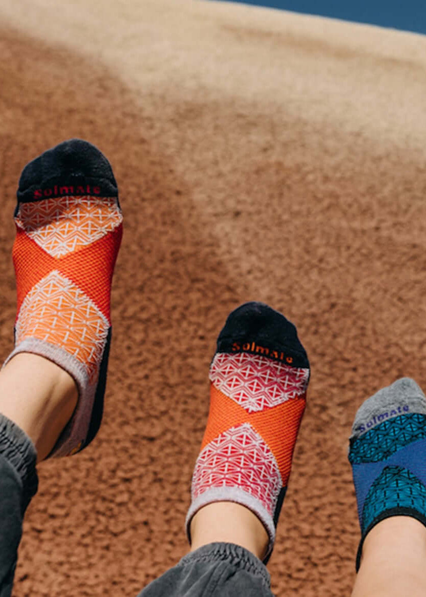 Solmate Performance Ankle Wool Socks Proudly Made USA | These socks are delightfully mismatched &amp; so very comfortable.  Classy Cozy Cool Women&
