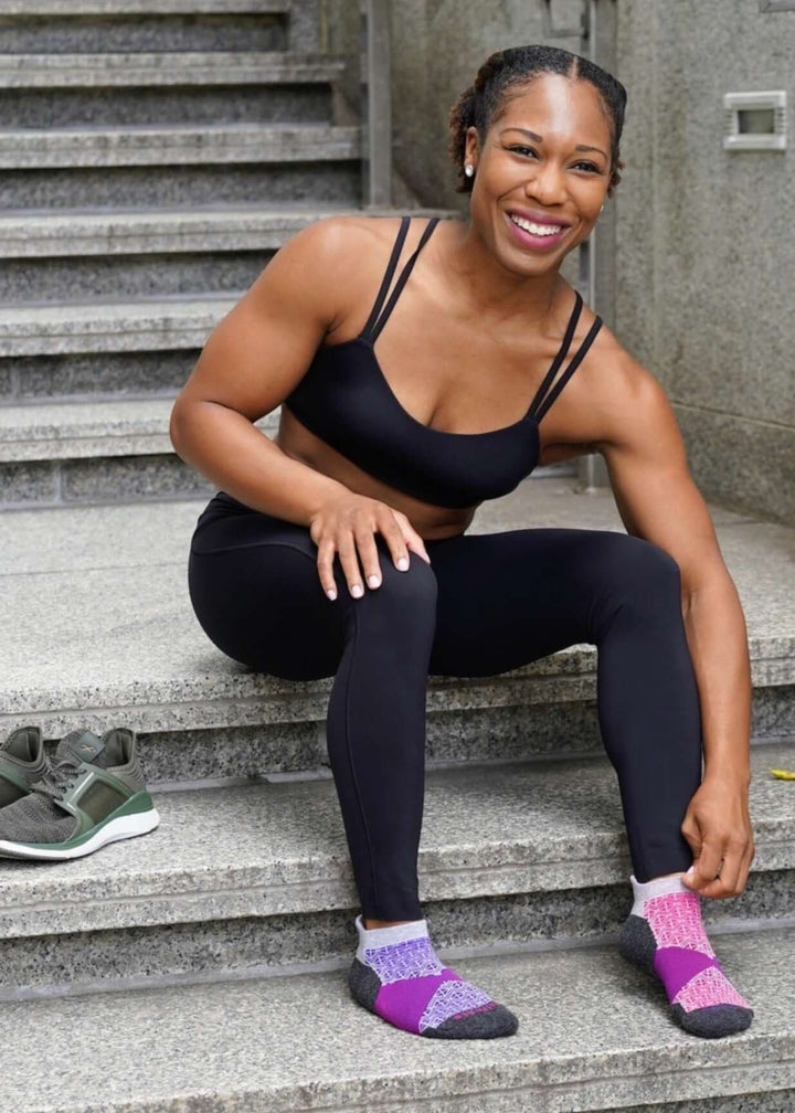 Solmate Performance Ankle Wool Socks Proudly Made USA | These socks are delightfully mismatched &amp; so very comfortable.  Classy Cozy Cool Women&