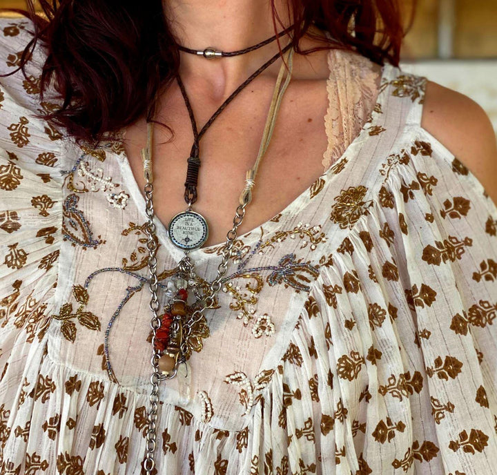 Brand: Spirit LaLa - Vintage Bicycle Long Drop Necklace -  BoHo, Gift Idea, Inspirational quote, Jewelry, jewelry made in USA, Long Drop Necklace, Made in America, made in usa, Made Local, Necklace, Pendant, Statement Necklace, Vintage, Vintage Bicycle, Women - Classy Cozy Cool Boutique